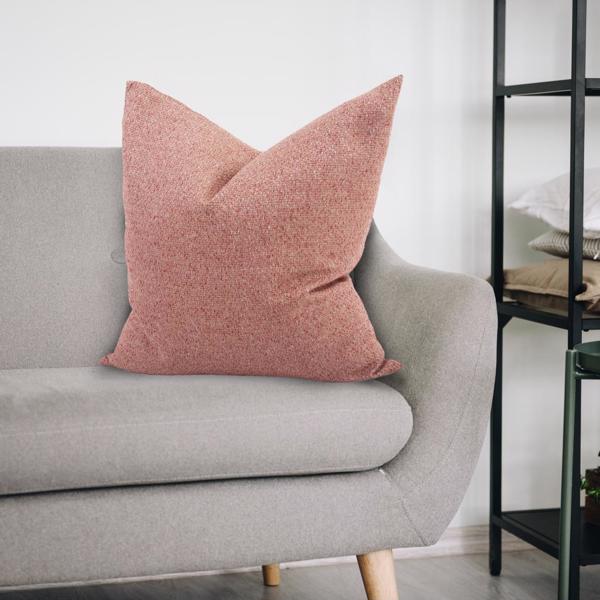 Vinyl Wall Covering Textiles Textiles 24 x 24 Pillow Panama Rose  - Poly Insert