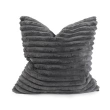 Pillow 24 x 24 Shar Pei Charcoal - Poly Insert