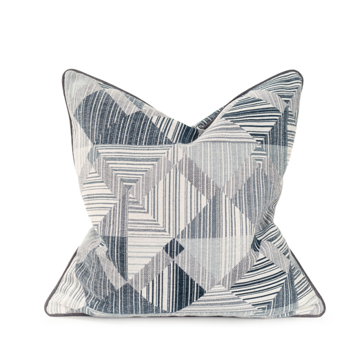  Textiles Textiles Prisma Navy 24x24 Poly Filled Pillow