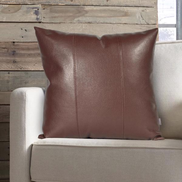 Vinyl Wall Covering Textiles Textiles 24 x 24 Avanti Pecan Pillow