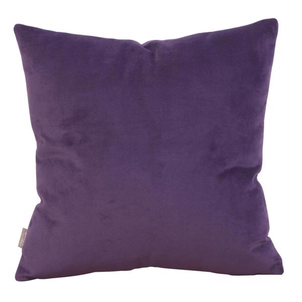 Vinyl Wall Covering Textiles Textiles 24 x 24 Bella Eggplant Pillow - Down Insert