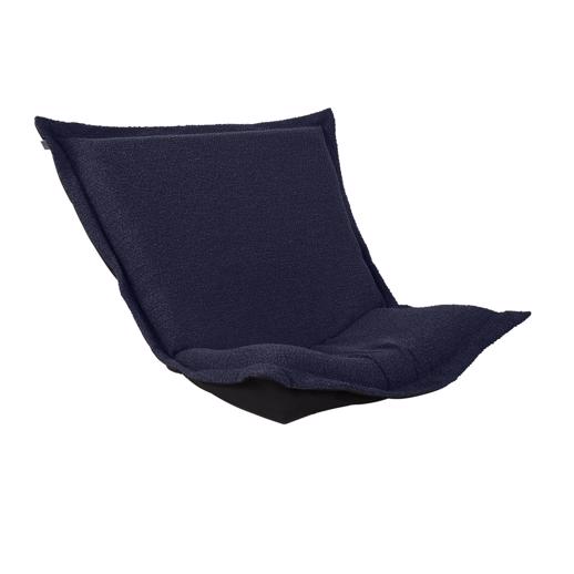  Accent Furniture Accent Furniture Scroll Puff Chair Cover & Cushion, Barbet Royal/Bl