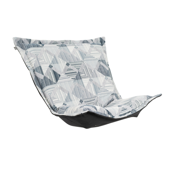 Vinyl Wall Covering Accent Furniture Accent Furniture Puff Chair Cushion & Cover Prisma Navy