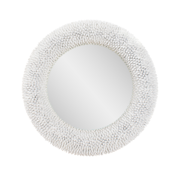 Vinyl Wall Covering Mirrors Mirrors Coralline Round Mirror