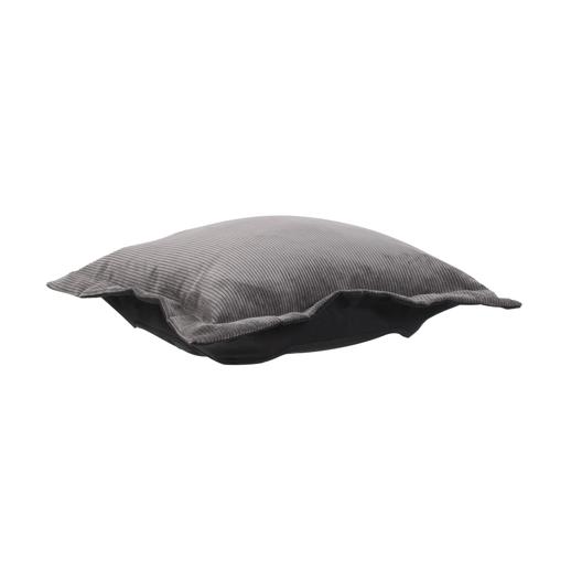  Accent Furniture Accent Furniture Puff Ottoman Cover & Cushion Pana Charcoal/Natural
