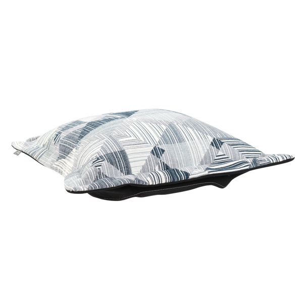 Vinyl Wall Covering Accent Furniture Accent Furniture Puff Ottoman Cushion & Cover Prisma Navy
