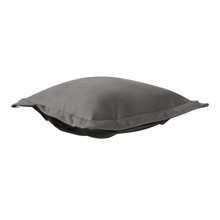 Puff Ottoman Cushion & Cover Qivuit Gray