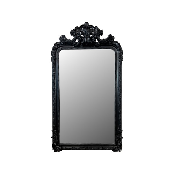 Vinyl Wall Covering Mirrors Mirrors Milford Black Mirror