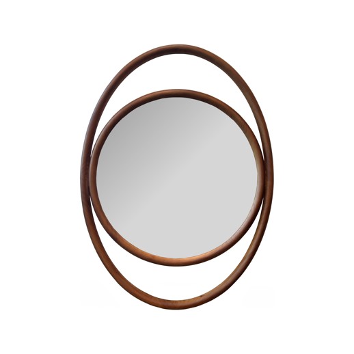  Mirrors Mirrors Ocular Oval Wood Mirror