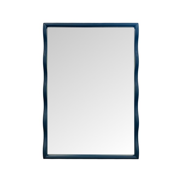 Vinyl Wall Covering Mirrors Mirrors Willow Scalloped Mirror Blue