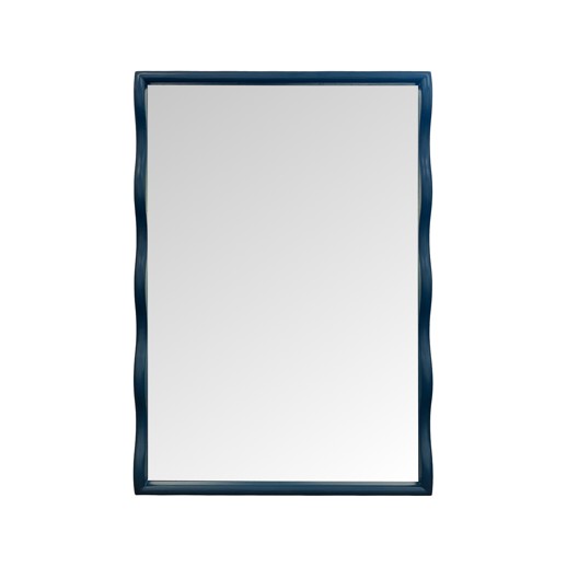 Mirrors Mirrors Willow Scalloped Mirror Blue