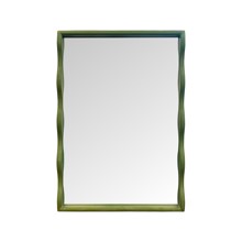 Willow Scalloped Mirror Green