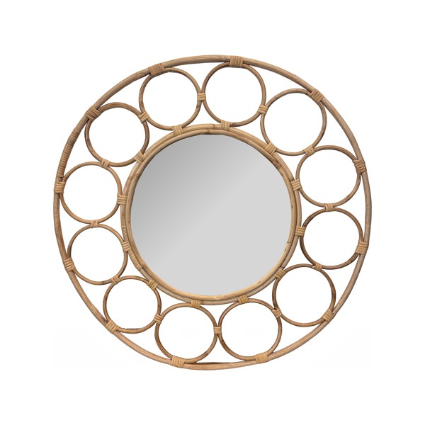 Vinyl Wall Covering Mirrors Mirrors Zoe Round Wall Mirror