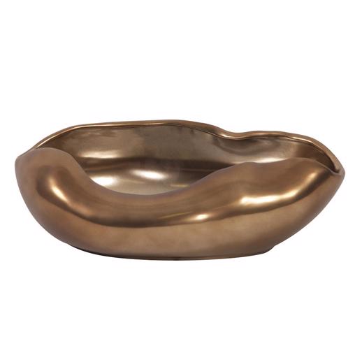  Accessories Accessories Matte Bronze Abstract Ceramic Bowl