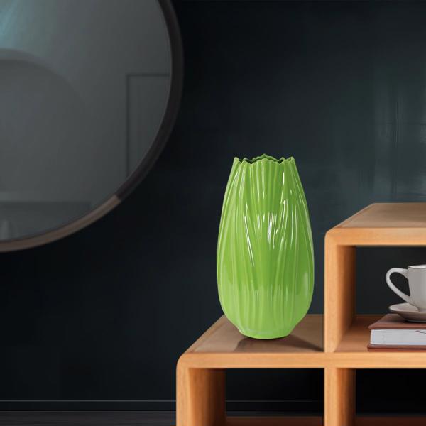 Vinyl Wall Covering Accessories Accessories Field Green Short Ceramic Vase