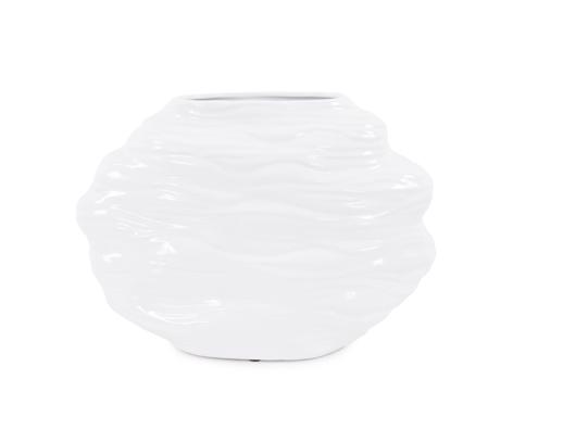  Accessories Accessories Ebb Vase in Glossy White, Short