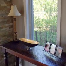 Oblong Bronze Footed Bowl with Gold Luster - Mediu