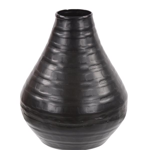 Vinyl Wall Covering Accessories Accessories Chiseled Black Bell Vase, Small