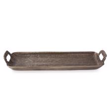 Organic Grooved Aluminum Tray