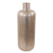 Etched Crossways Short Neck Bottle Vase, Large