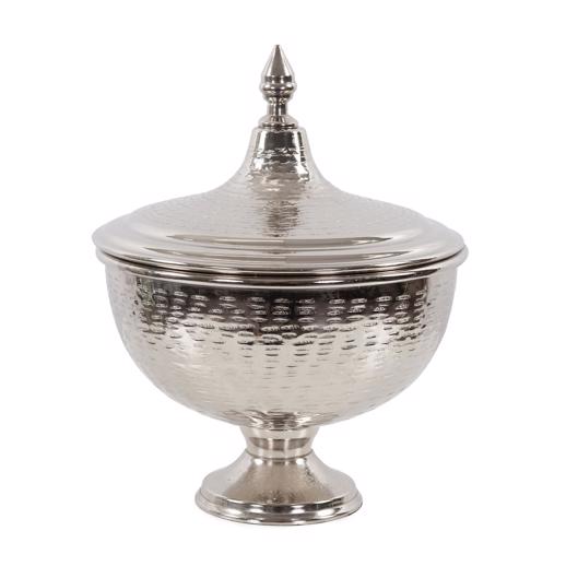  Accessories Accessories Hammered Em Dash Covered Urn, Large