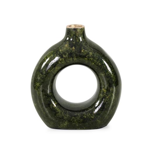  Accessories Accessories Renaldi Emerald Gold Round Vase- Medium