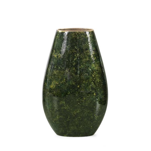 Vinyl Wall Covering Accessories Accessories Renaldi Emerald Gold Torpedo Vase- Medium