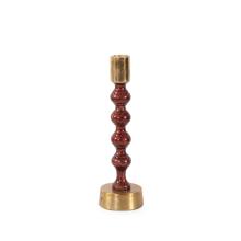 Sharma Crimson Gold Rounded Candlestick- Short