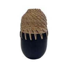 Jericho Black Vase - Medium