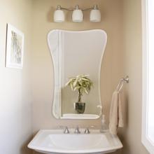 Flared Frameless Mirror