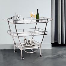 Stainless Steel Bar Cart on Castors