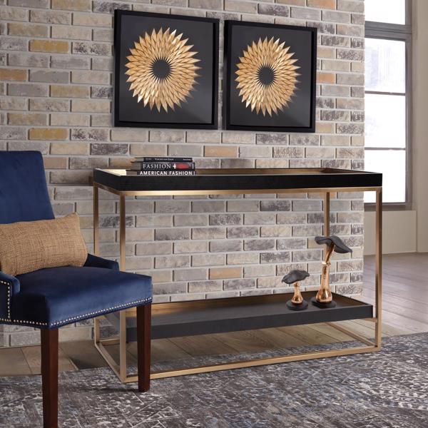 Vinyl Wall Covering Accent Furniture Accent Furniture Vassio Console Table
