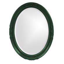 Queen Ann Mirror - Glossy Hunter Green