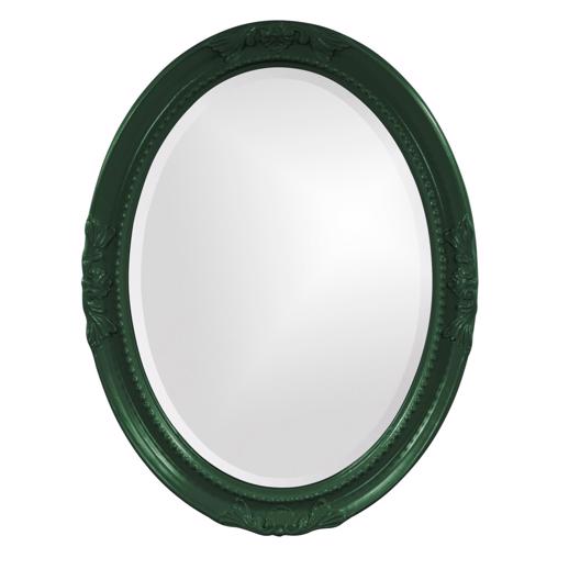  Mirrors Mirrors Queen Ann Mirror - Glossy Hunter Green