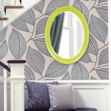 Queen Ann Mirror - Glossy Green