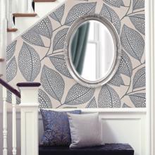 Queen Ann Mirror - Glossy Nickel