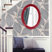 Queen Ann Mirror - Glossy Red