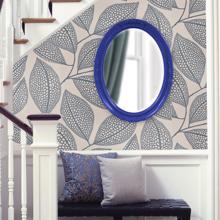 Queen Ann Mirror - Glossy Royal Blue
