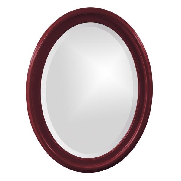 Vinyl Wall Covering Mirrors Mirrors George Mirror - Glossy Burgundy