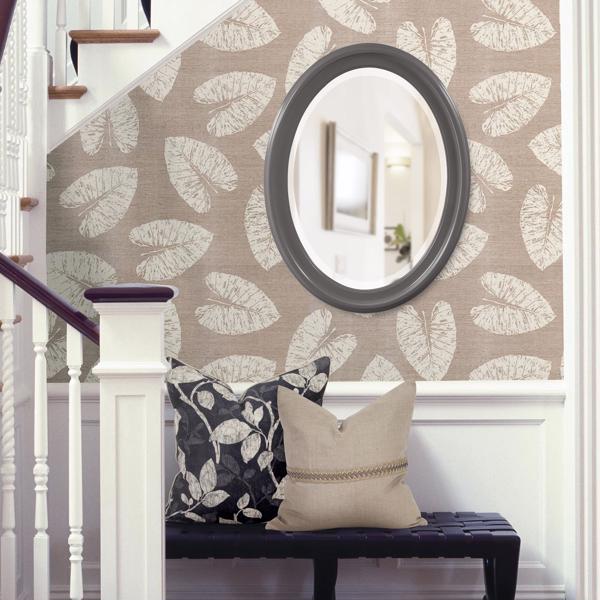 Vinyl Wall Covering Mirrors Mirrors George Mirror - Glossy Charcoal