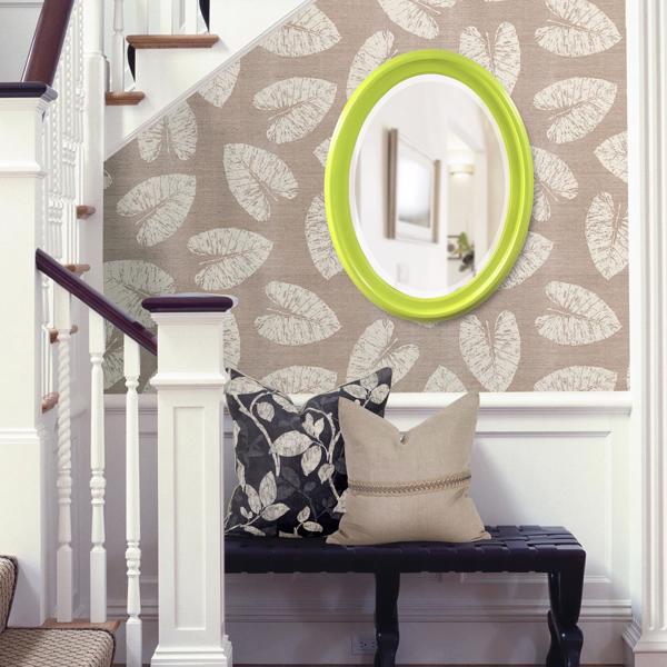 Vinyl Wall Covering Mirrors Mirrors George Mirror - Glossy Green