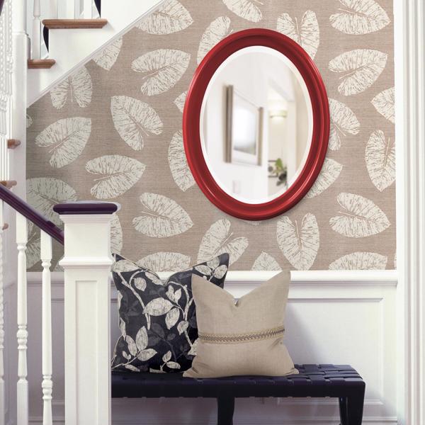 Vinyl Wall Covering Mirrors Mirrors George Mirror - Glossy Red