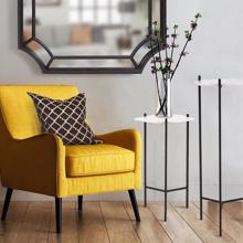 Albeta Marble Pedestal Tall