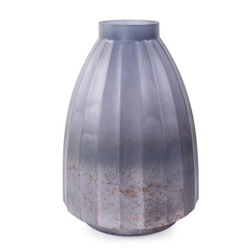  Accessories Accessories Cool Ice Blue Ribbed Vessel- Tall
