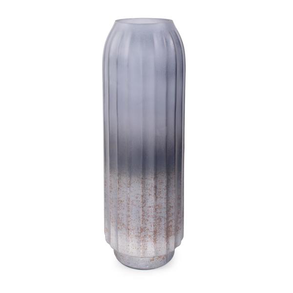 Vinyl Wall Covering Accessories Accessories Cool Ice Blue Ribbed Cylindrical Vessel