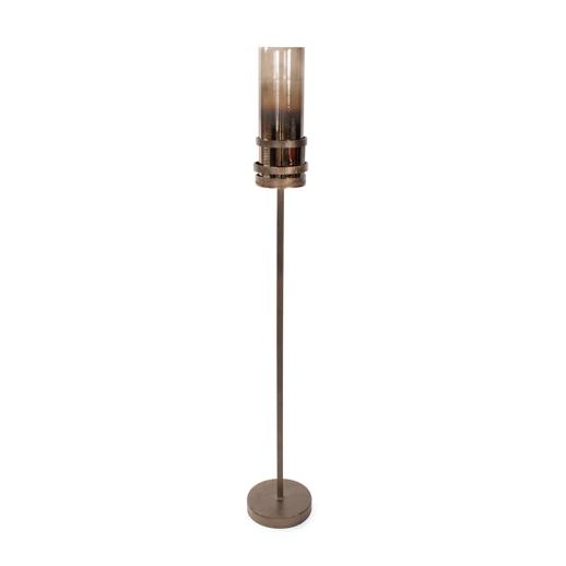  Accessories Accessories Eldoret Bronzed Candle Hurricane with Metal Stand - Tall
