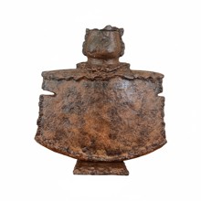 Patina Aluminum Vase - Large