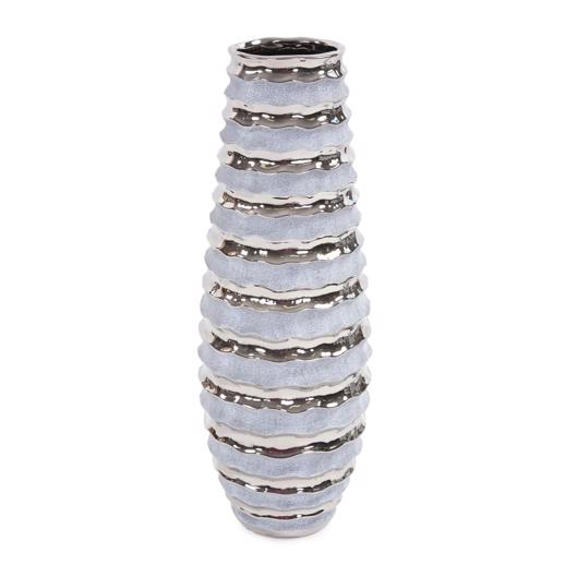  Accessories Accessories Two-tone Spiral Ceramic Tall Vase