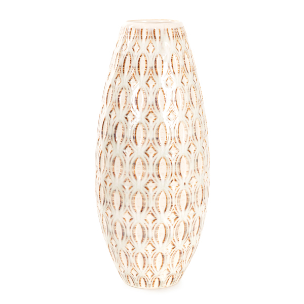 Vinyl Wall Covering Accessories Accessories Cade Textured Ceramic Torpedo Vase Short