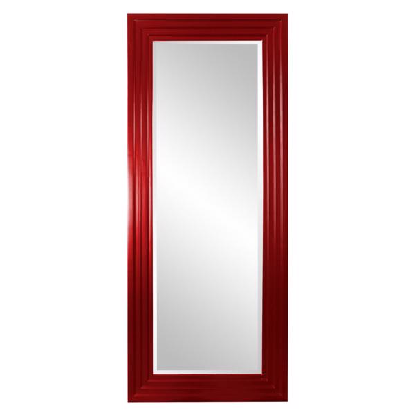 Vinyl Wall Covering Mirrors Mirrors Delano Mirror - Glossy Red